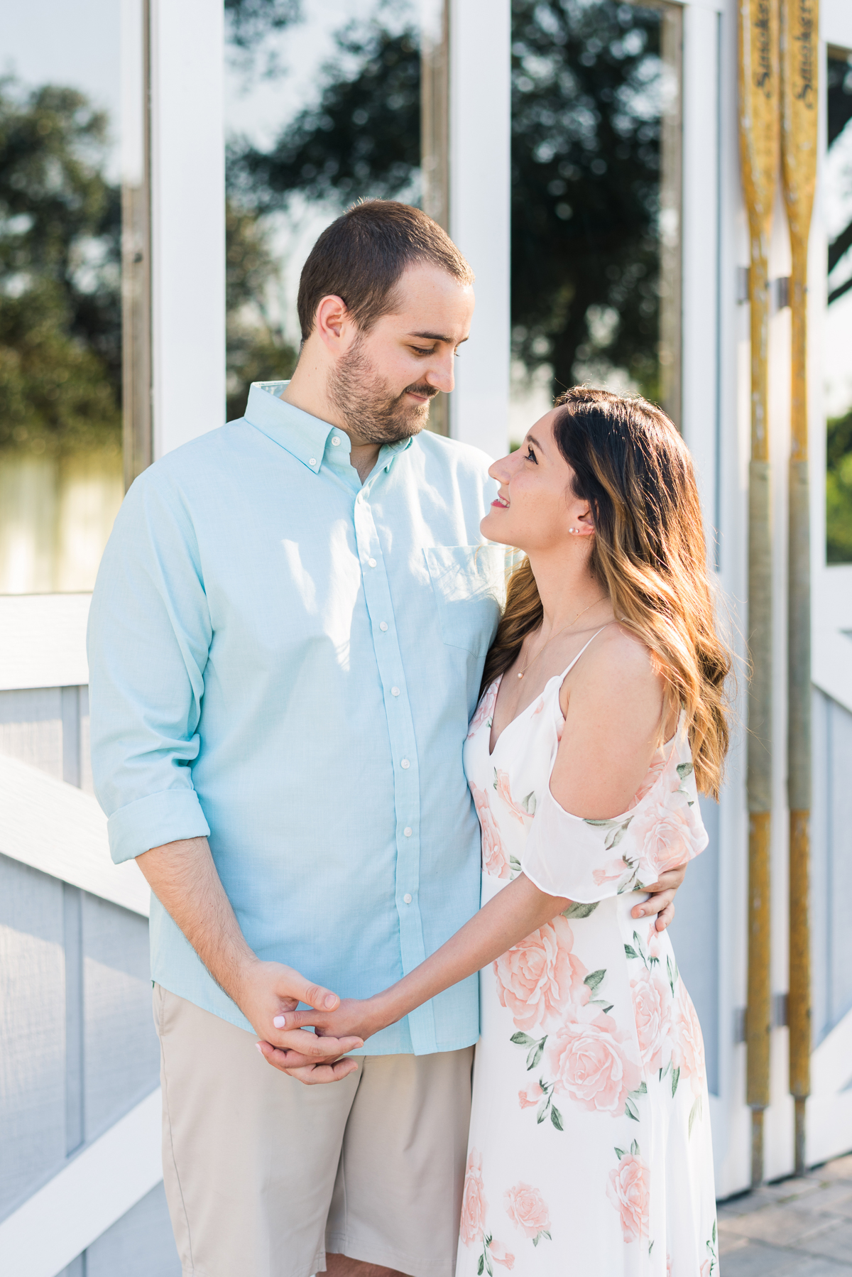 Nella and Michael's Engagement Session at Up the Creek Farms