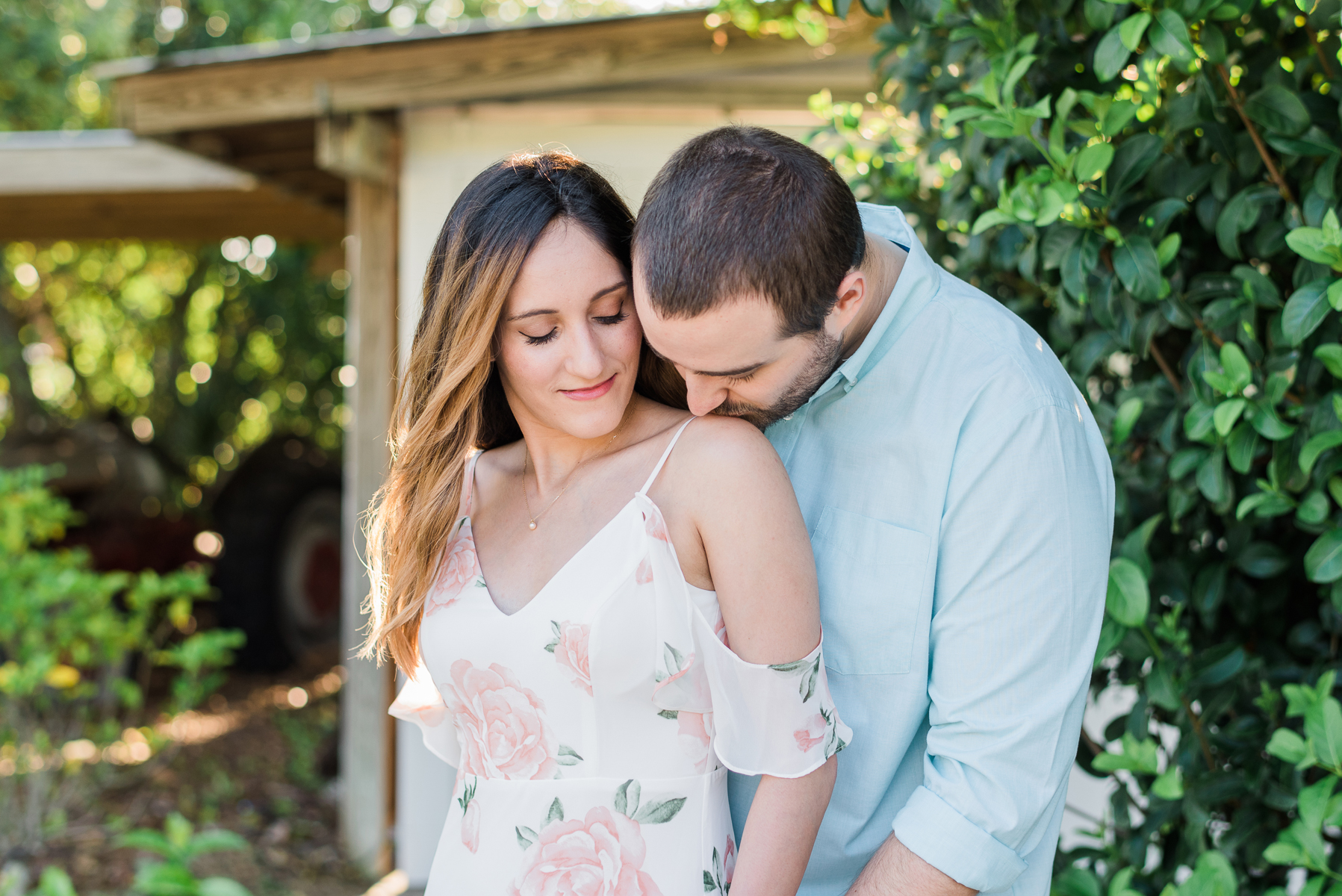Nella and Michael's Engagement Session at Up the Creek Farms