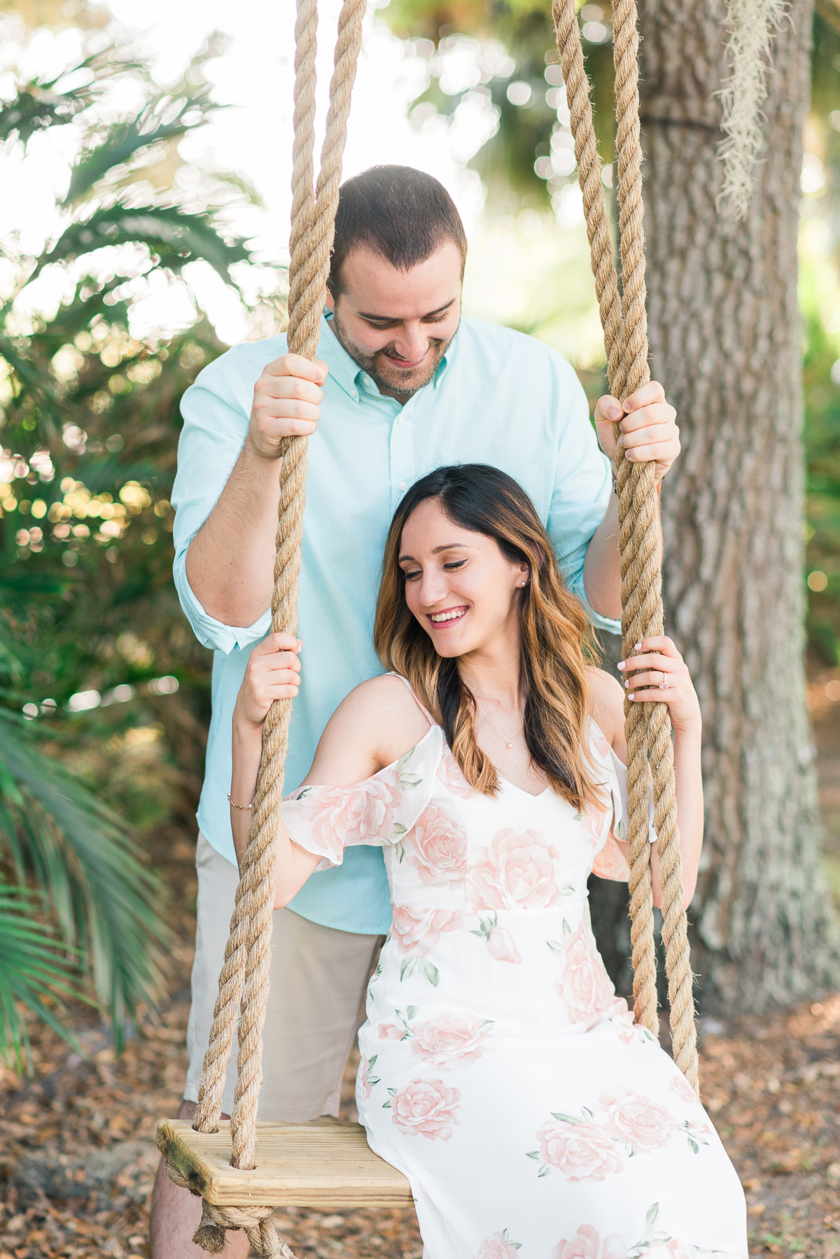 Nella and Michael's Engagement Session at Up the Creek Farms