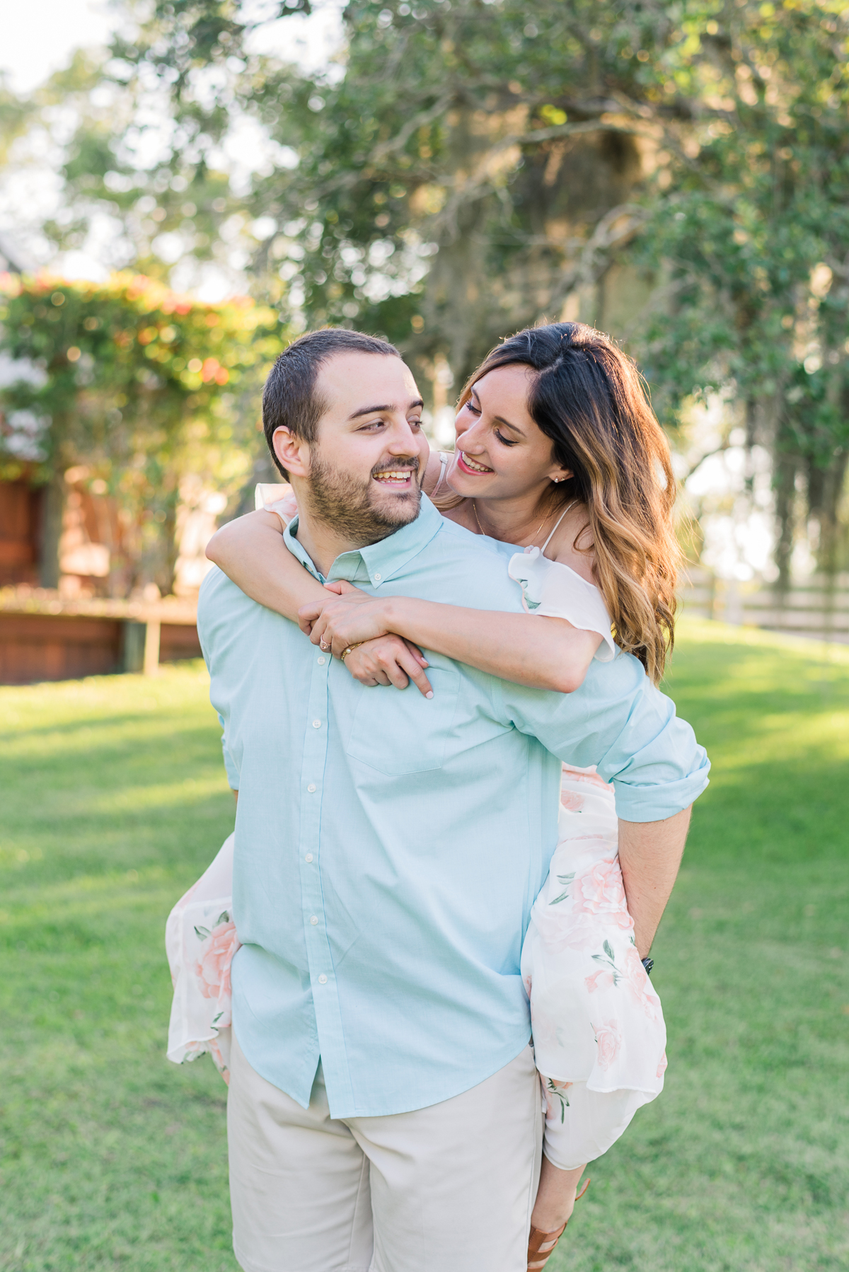 Nella and Michael's Engagement Session at Up the Creek Farms