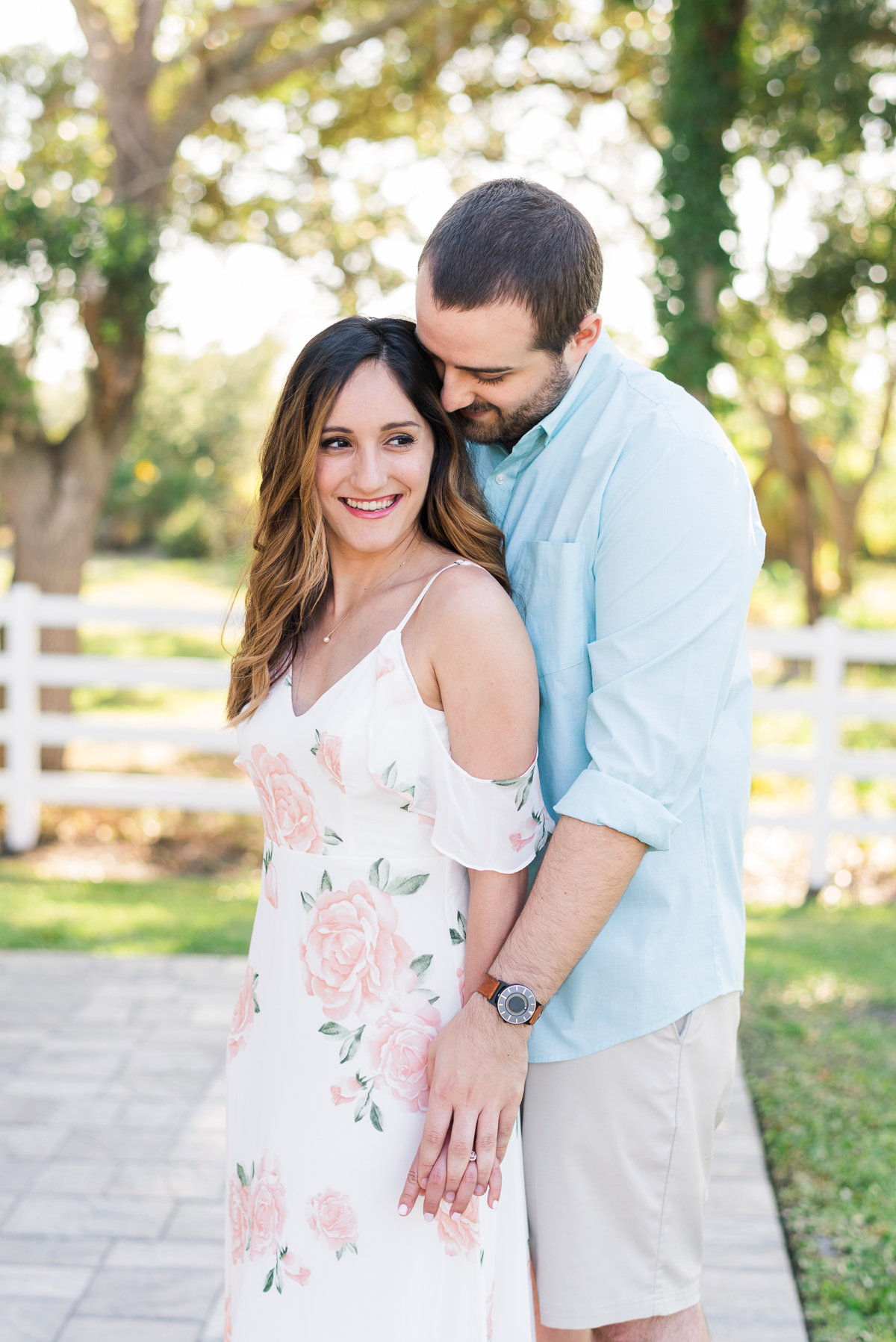 Nella and Michael's Engagement Session at Up the Creek Farms