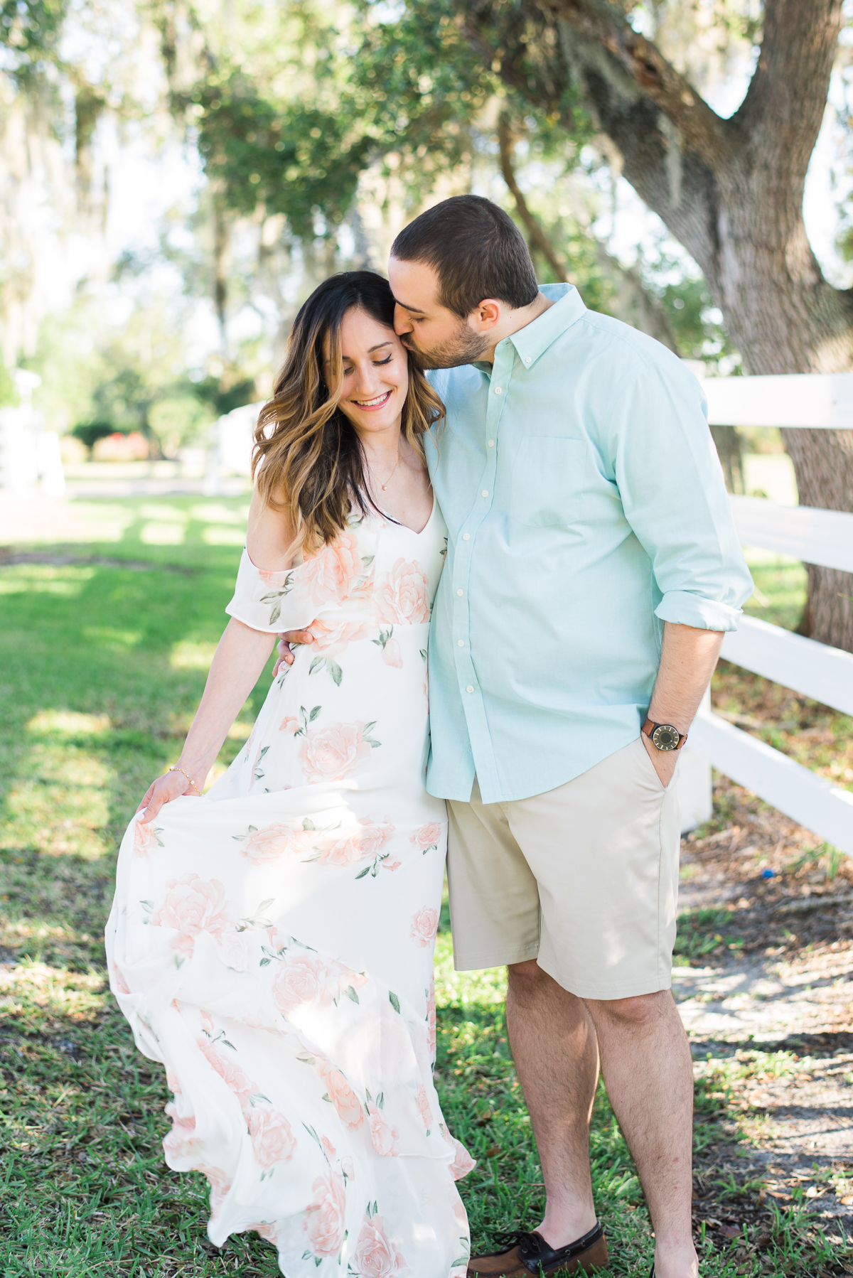 Nella and Michael's Engagement Session at Up the Creek Farms