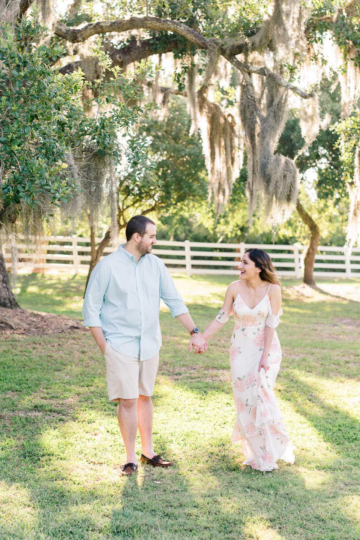 Nella and Michael's Engagement Session at Up the Creek Farms