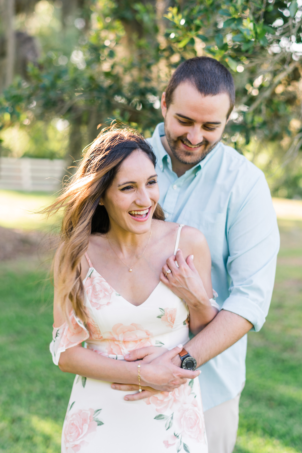 Nella and Michael's Engagement Session at Up the Creek Farms