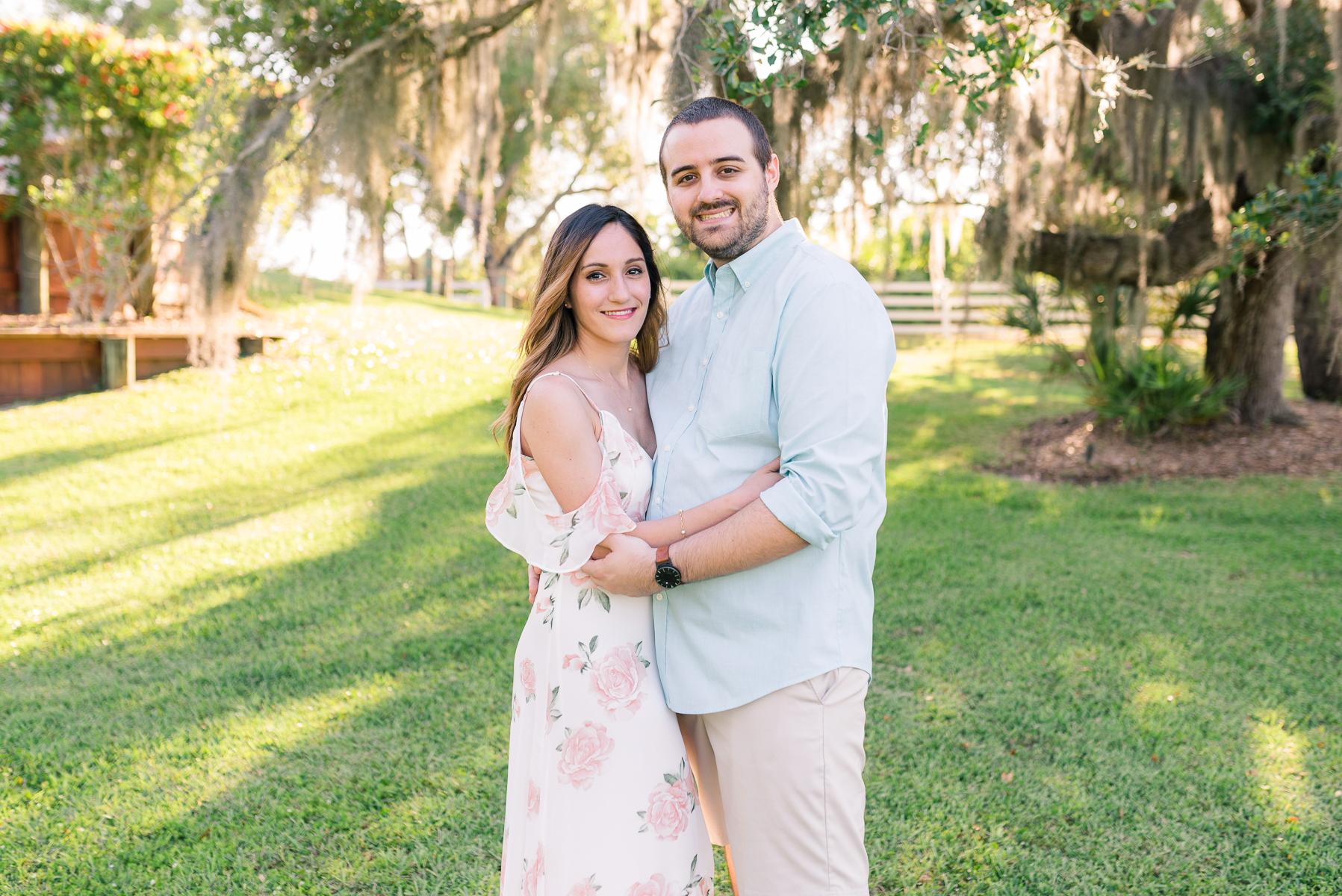Nella and Michael's Engagement Session at Up the Creek Farms