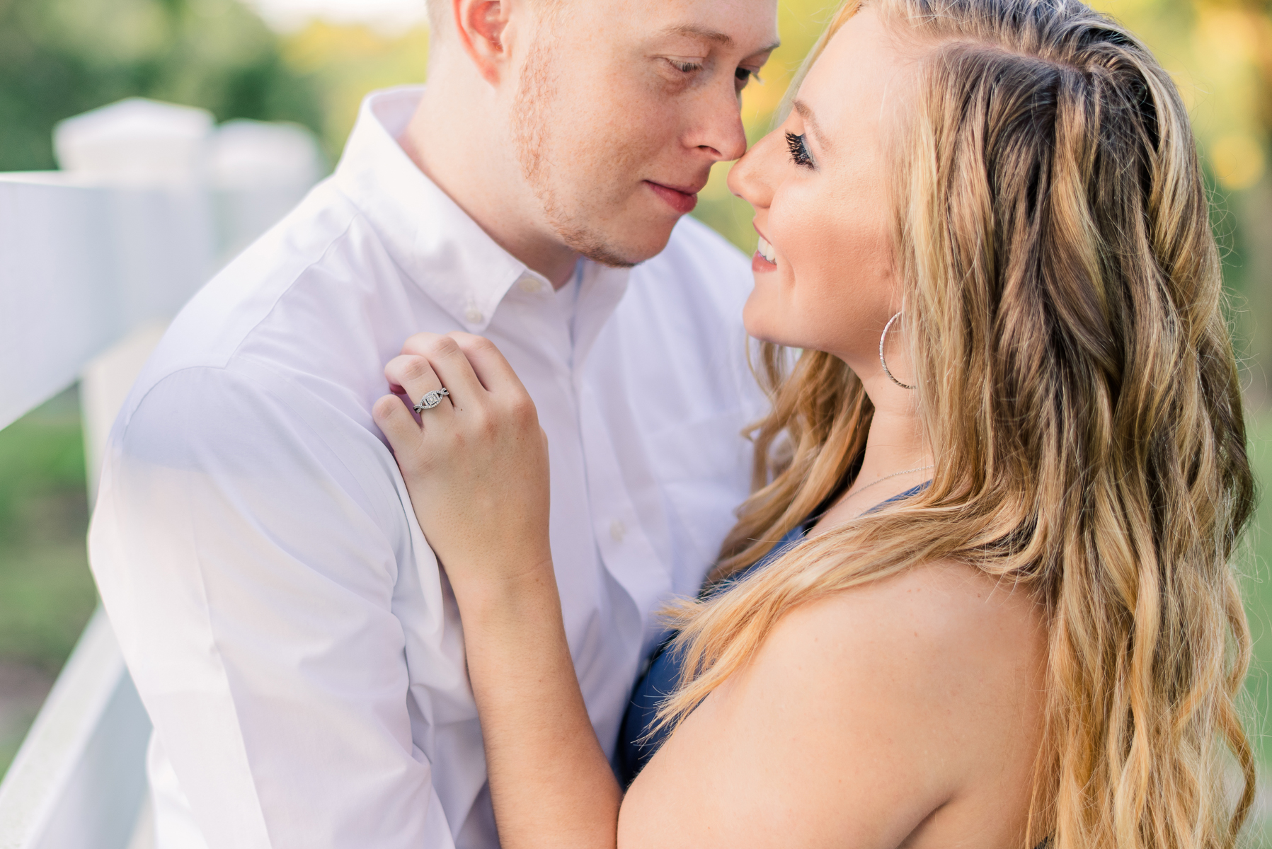 Courtney and Connor's Engagement Session at Up the Creek Farms 